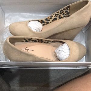 J.Adams nude wedges